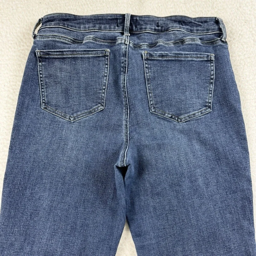 NYDJ Jeans Women's‎ 31 Blue Marilyn Straight Stretch Mid Rise Medium Wash Denim - Picture 10 of 10